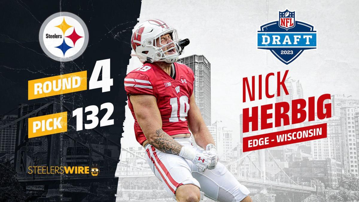 Former Badger LB Nick Herbig drafted by Steelers in fourth round