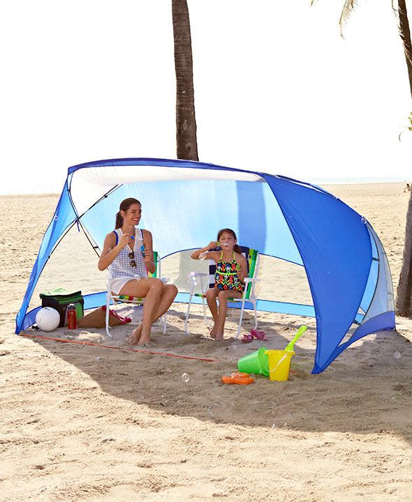 The Lakeside Collection easy-up 9'x6' sun shade