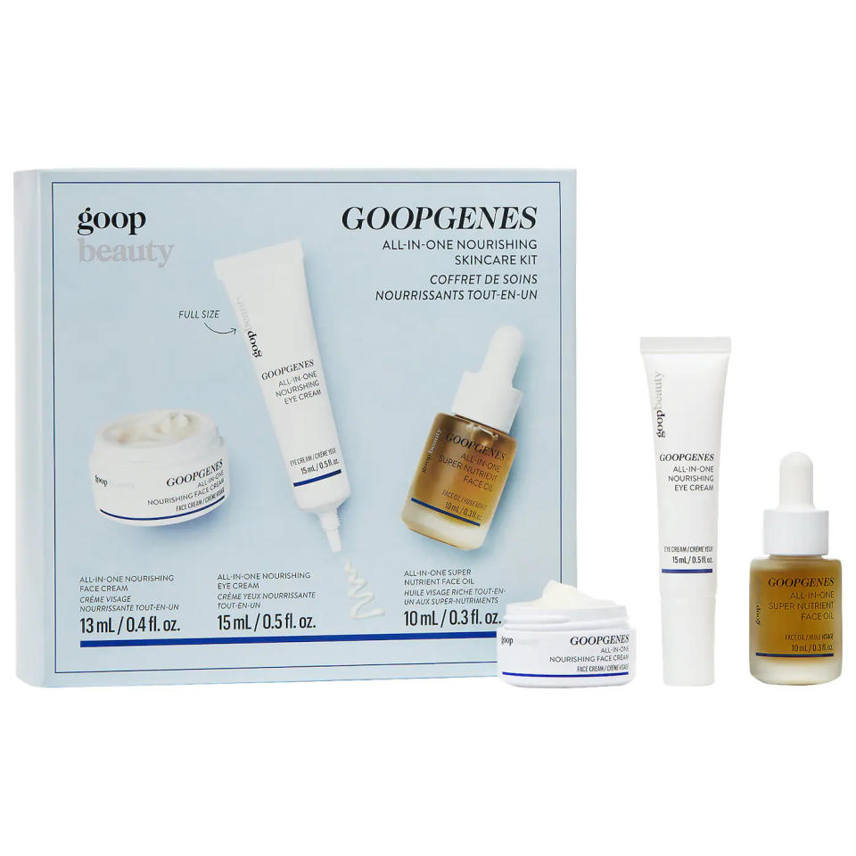 GOOPGENES All-in-One Nourishing Skincare Kit. Image via Sephora