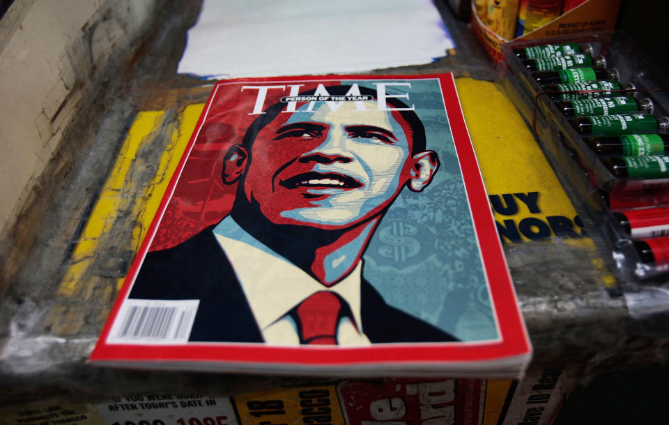 Former President Barak Obama was named Time's "Person of the Year" in 2008, and again in 2012.