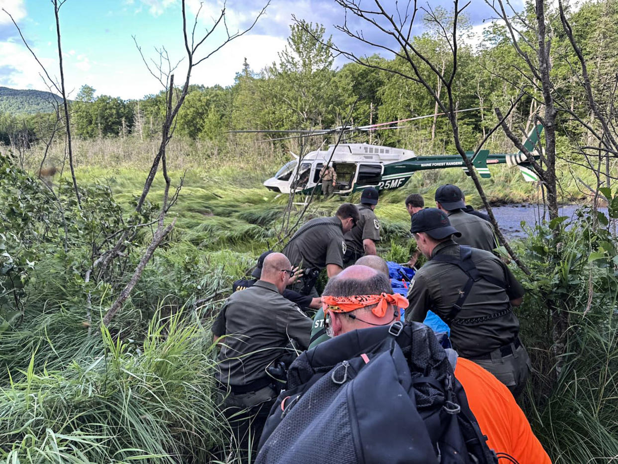 Michael Altmaier, 75, was found alive Friday in a bog near a scenic overlook at Maine's Mount Blue State Park after four days. (Maine Department of Inland Fisheries & Wildlife)