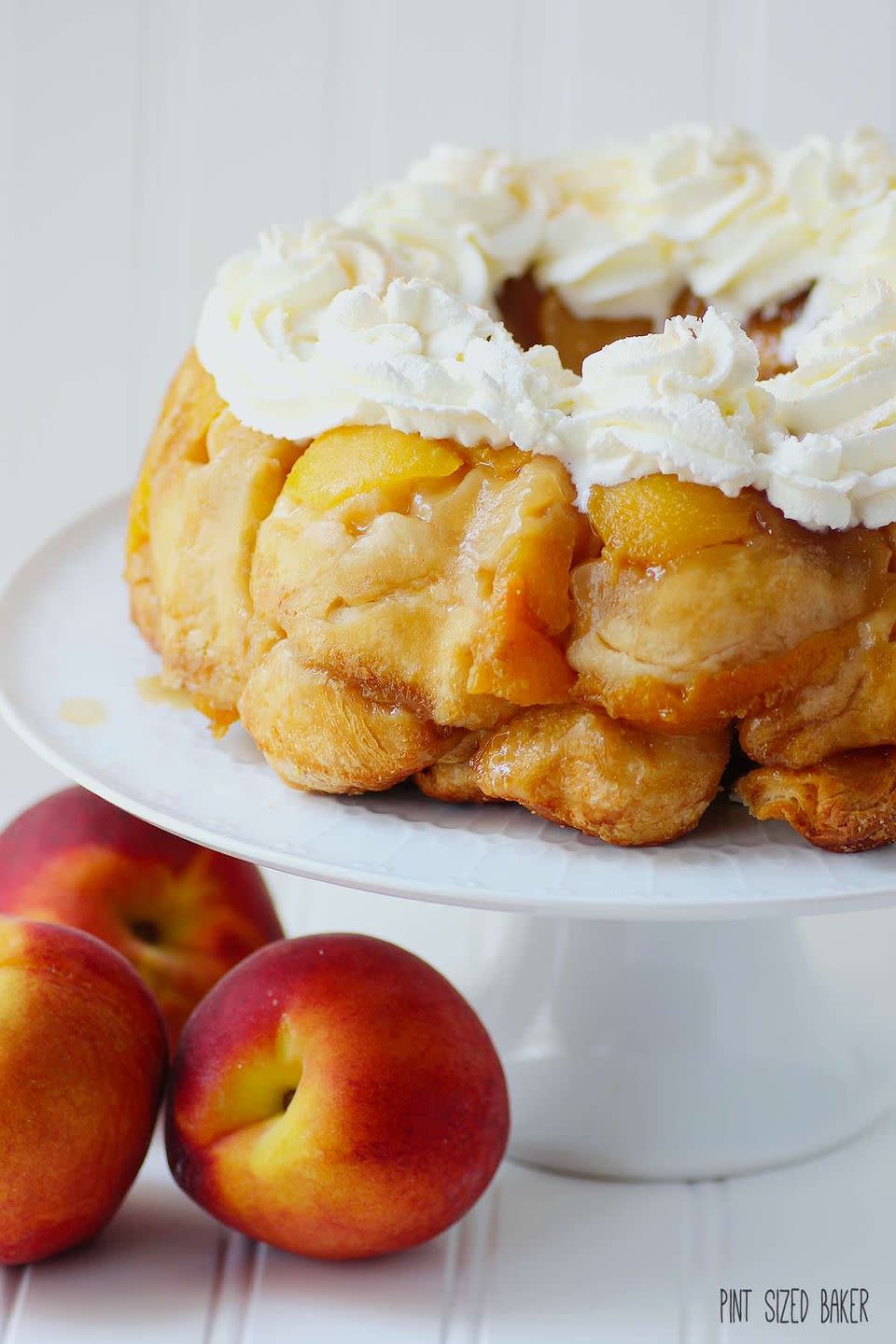 Peaches and Cream Monkey Bread