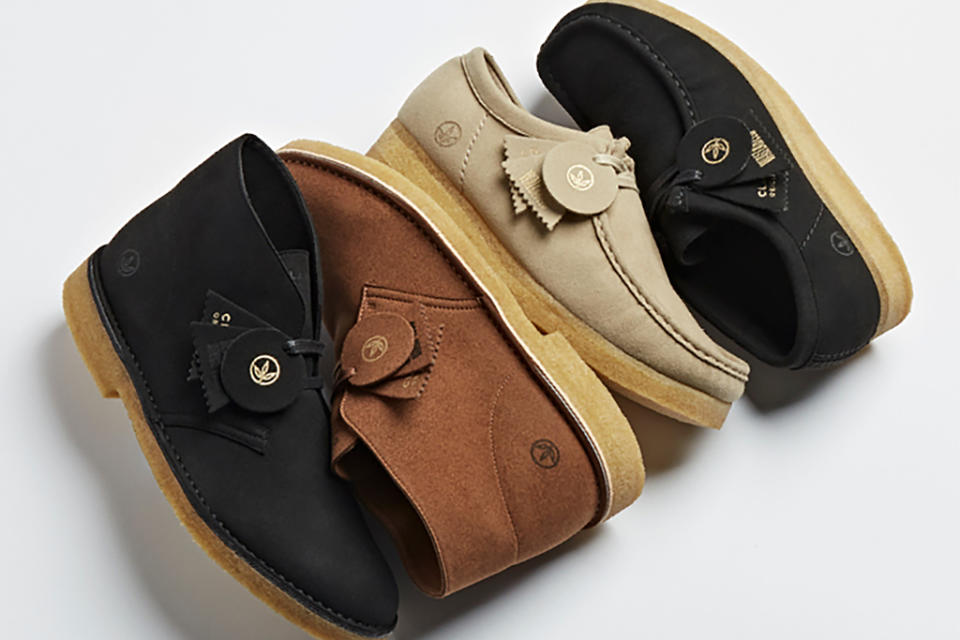 Vegan versions of the Clarks Desert Boot and Wallabee. - Credit: Courtesy of Clarks