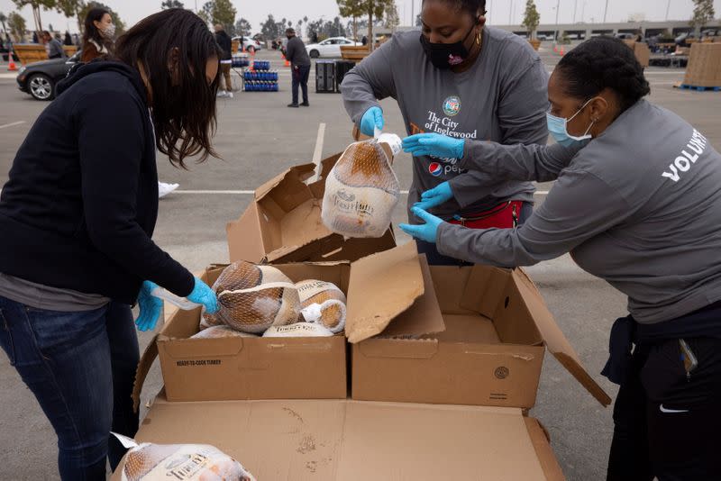 Thanksgiving Turkey Giveaway in Inglewood, California