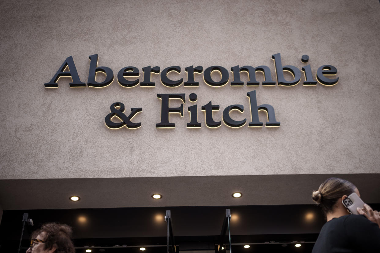 Abercormbie and Fitch sets the tone ahead of the holidays. (Photo by Michael Kappeler/picture alliance via Getty Images)