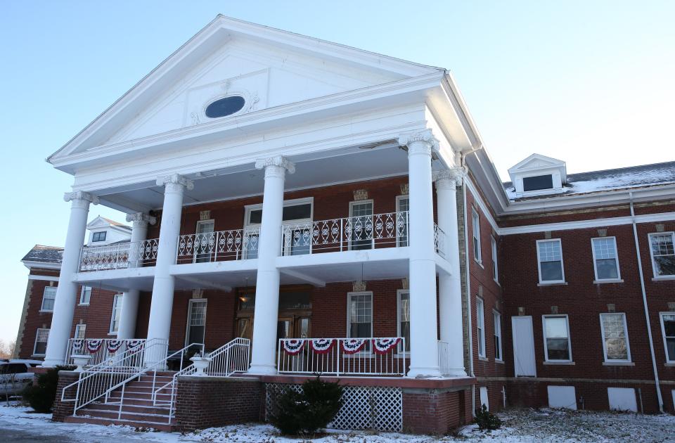 Portage Manor in South Bend, seen Wednesday, remains closed to the public.