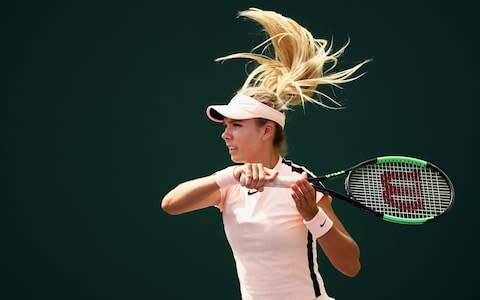 Katie Boulter in action - Credit: Getty Images