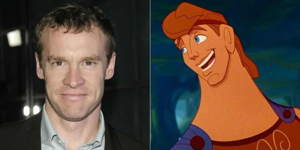 <p>Tate Donovan, who memorably played Marissa Cooper’s dad on<em> The O.C.</em>, voiced the titular Greek hero of 1997’s <em>Hercules</em>. That wasn’t him singing “Go the Distance” though—Tony winner Roger Bart took on those musical duties.</p>