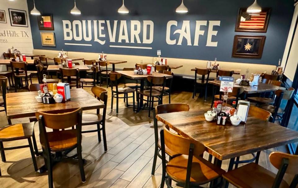 Boulevard Cafe in North Richland Hills Jan. 24, 2024.