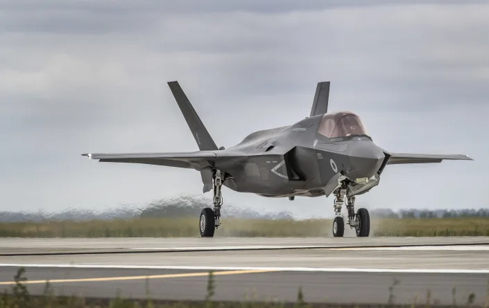 A British Royal Air Force F-35 Lightning