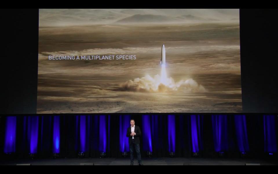 elon musk mars spacex iac talk