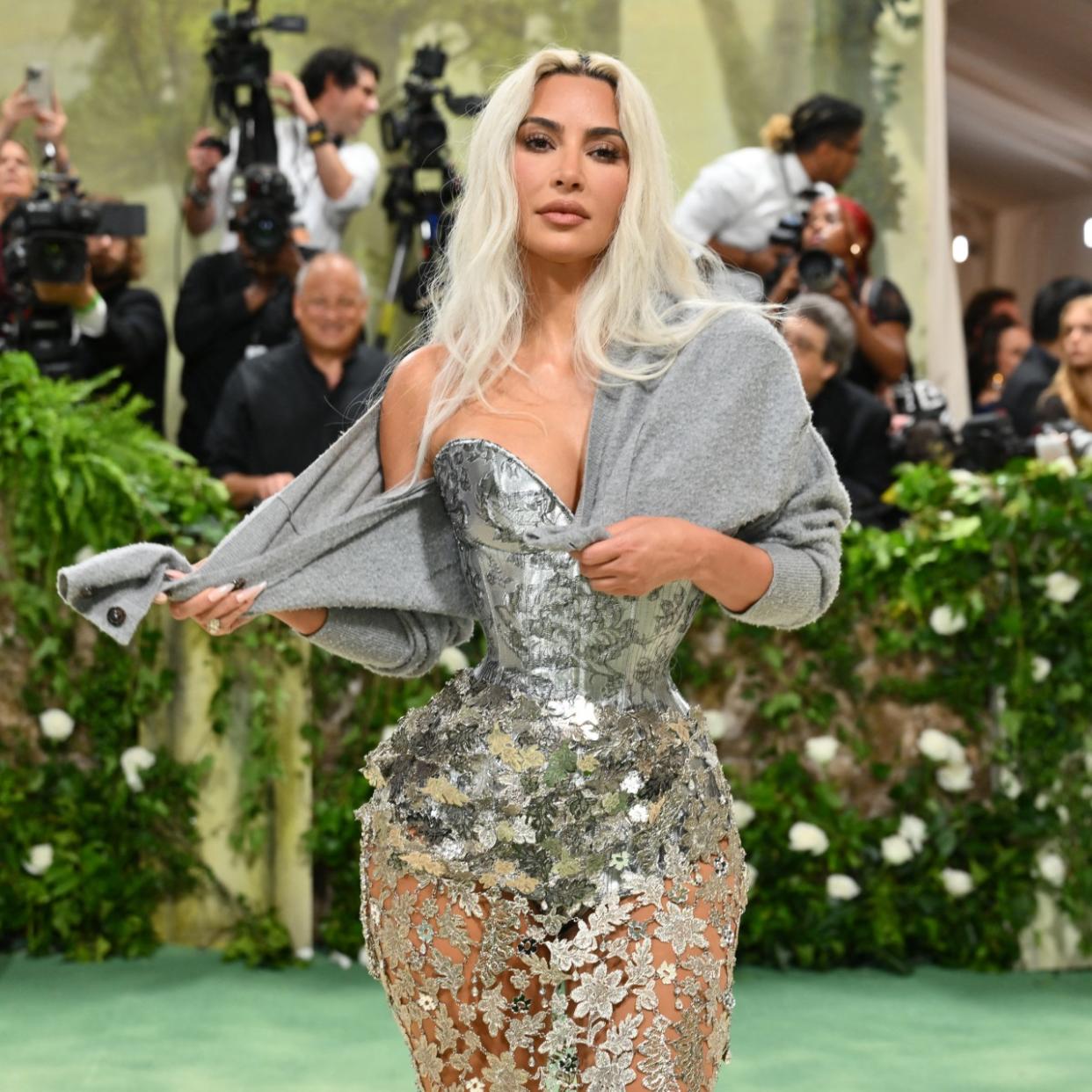  Kim Kardashian at the 2024 Met Gala. 