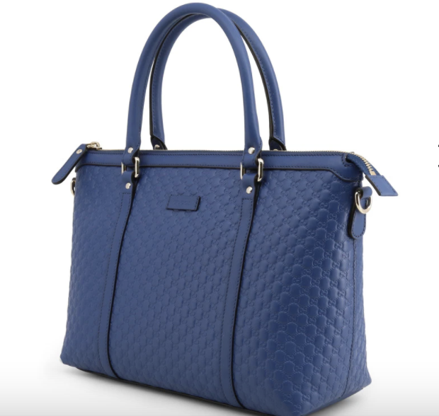PHOTO: Robinsons. Gucci Women's Tote Blue Handbag, $1,809.99 (was $2,705.40)