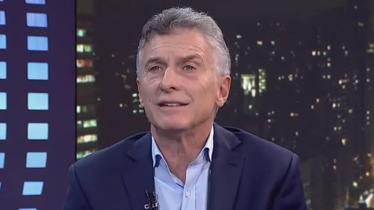 El expresidente Mauricio Macri, en diálogo con Jonathan Viale y Eduardo Feinmann por LN+.