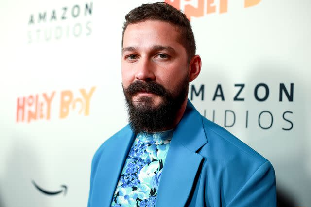 <p> Rich Fury/Getty</p> Shia LaBeouf on Nov. 5, 2019