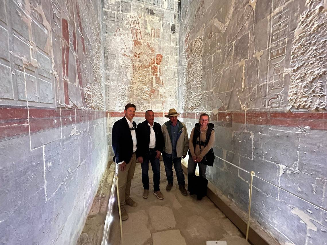 The Northern Room of Amun on opening day.