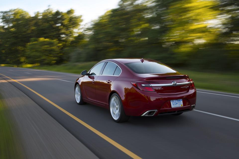<p>The Buick Regal is a semi-premium sedan on the small end of the mid-size segment, designed to be a value alternative to the <a href="https://www.caranddriver.com/audi/a4-2017" rel="nofollow noopener" target="_blank" data-ylk="slk:Audi A4;elm:context_link;itc:0;sec:content-canvas" class="link ">Audi A4</a> and <a href="https://www.caranddriver.com/acura/tlx-2017" rel="nofollow noopener" target="_blank" data-ylk="slk:Acura TLX;elm:context_link;itc:0;sec:content-canvas" class="link ">Acura TLX</a>. The GS is the sportier, driver-oriented version of the Regal, which is a more traditional Buick, with a softer ride and an emphasis on comfort.</p>