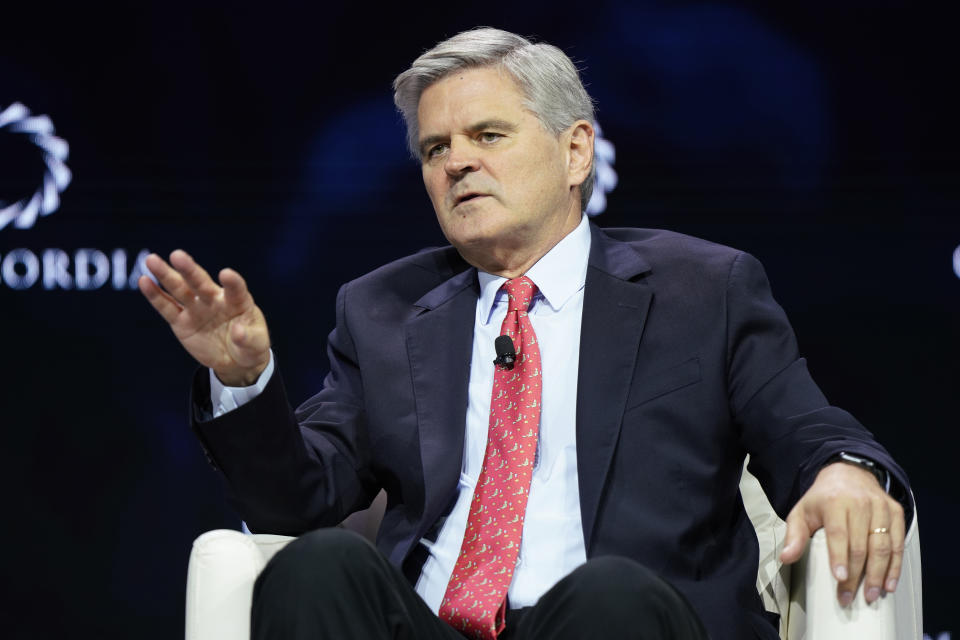 NEW YORK, NEW YORK - SEPTEMBER 24: Steve Case, Chairman & CEO, Revolution, speaks onstage during the 2019 Concordia Annual Summit - Day 2 at Grand Hyatt New York on September 24, 2019 in New York City. (Photo by Riccardo Savi/Getty Images for Concordia Summit)