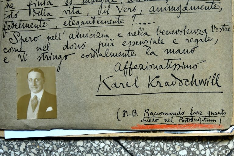 Karel Kradokwill was the persona adopted by Italy's real-life Sherlock Holmes Giuseppe Dosi as he investigated the death of poet Gabriele D'Annunzio