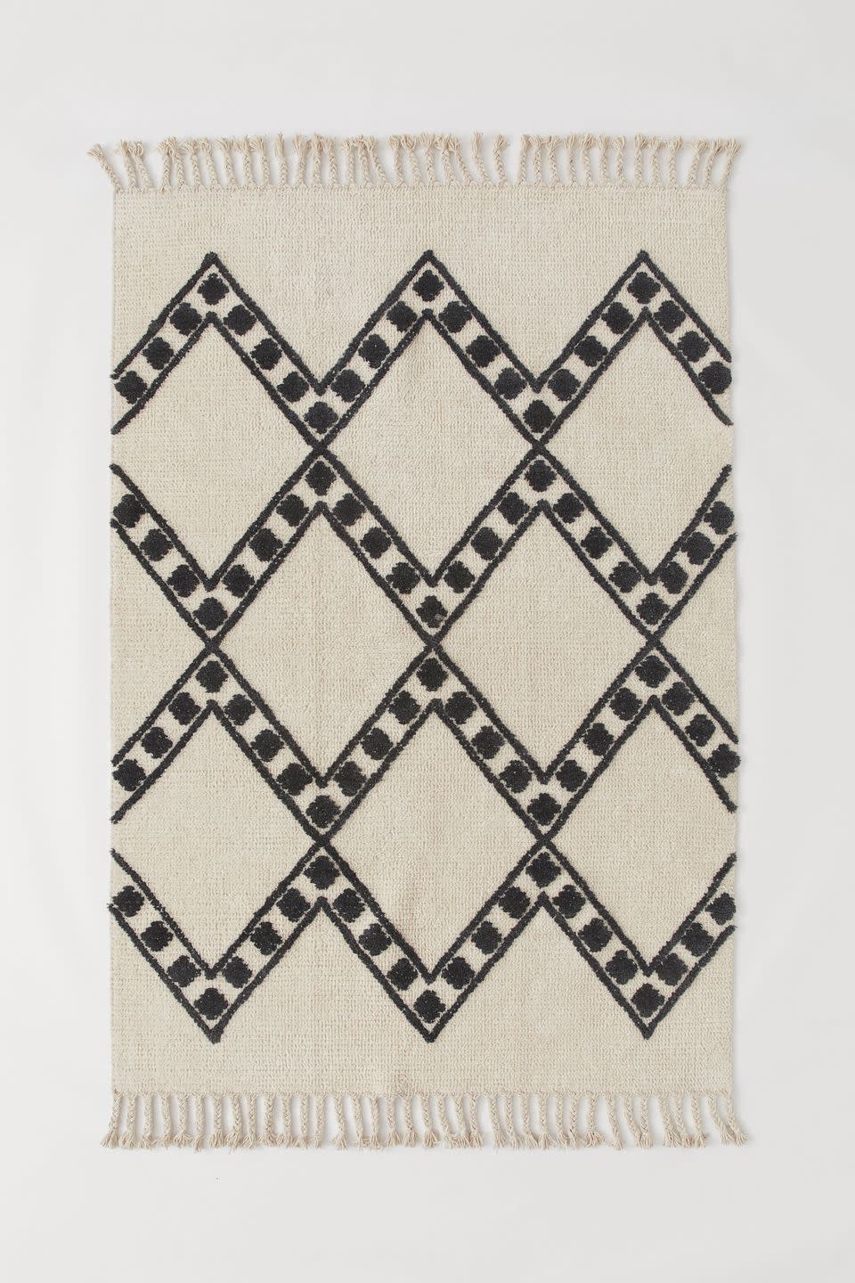 H&M home - Patterned wool-blend rug, £139.99