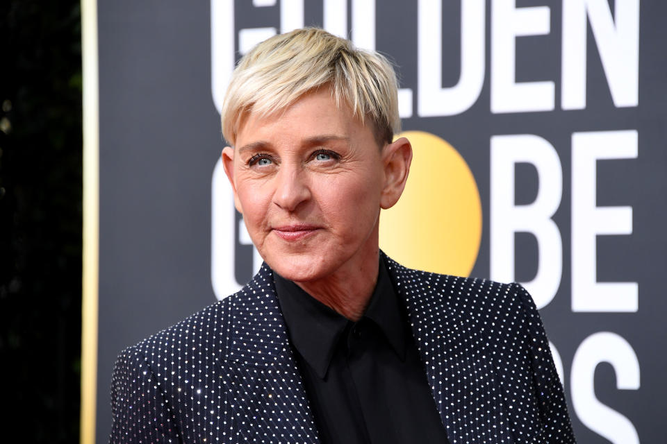 BEVEllen DeGeneres attends the 77th Annual Golden Globe Awards