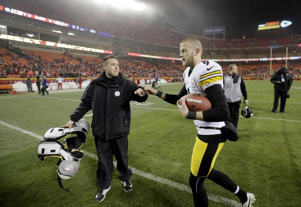 Kicker Chris Boswell provided all of the Steelers' points against the Chiefs last week. (AP)