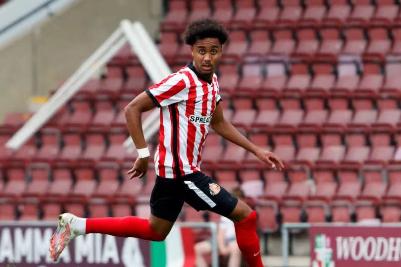 Harrison Sohna in action for Sunderland