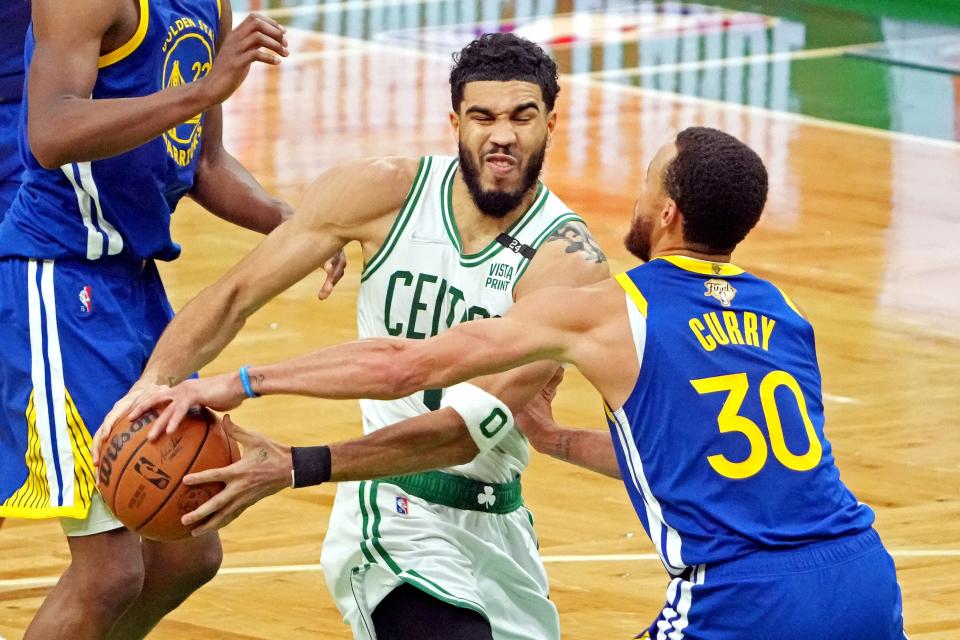 Jayson Tatum struggled with 13 points in the Celtics' Game 6 loss, including just two in the second half.