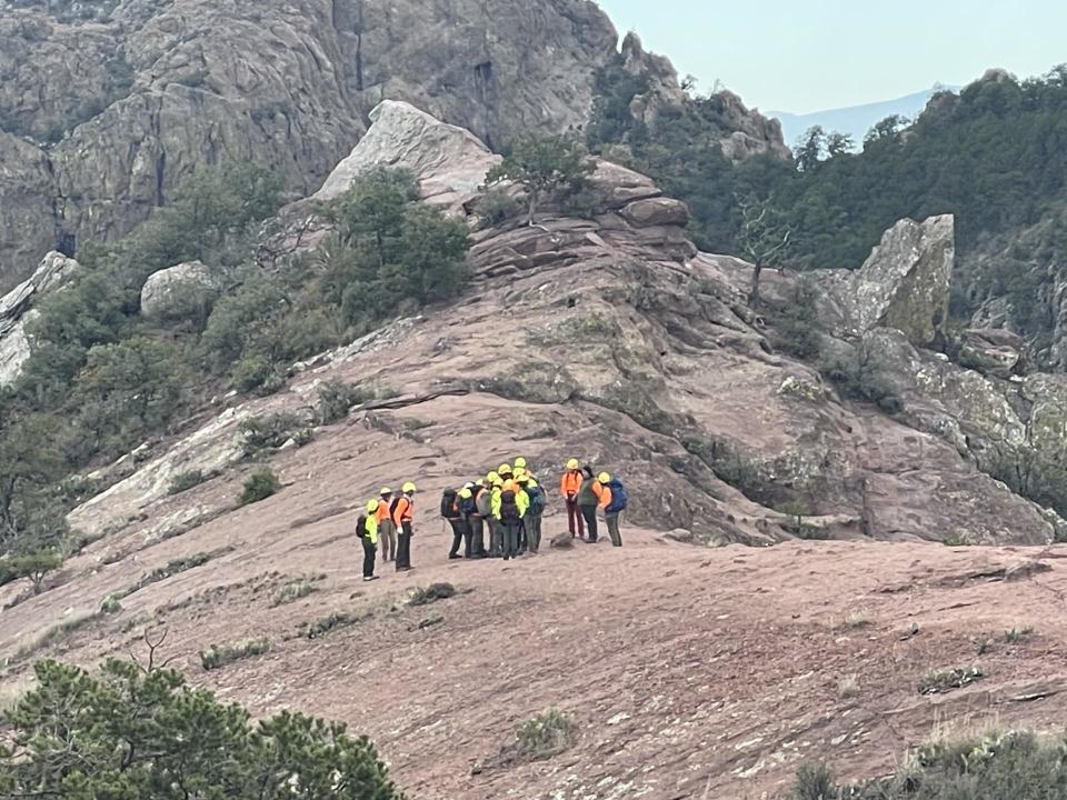 Searchers at Big Bend National Park.  / Credit: Texas Department of Public Safety