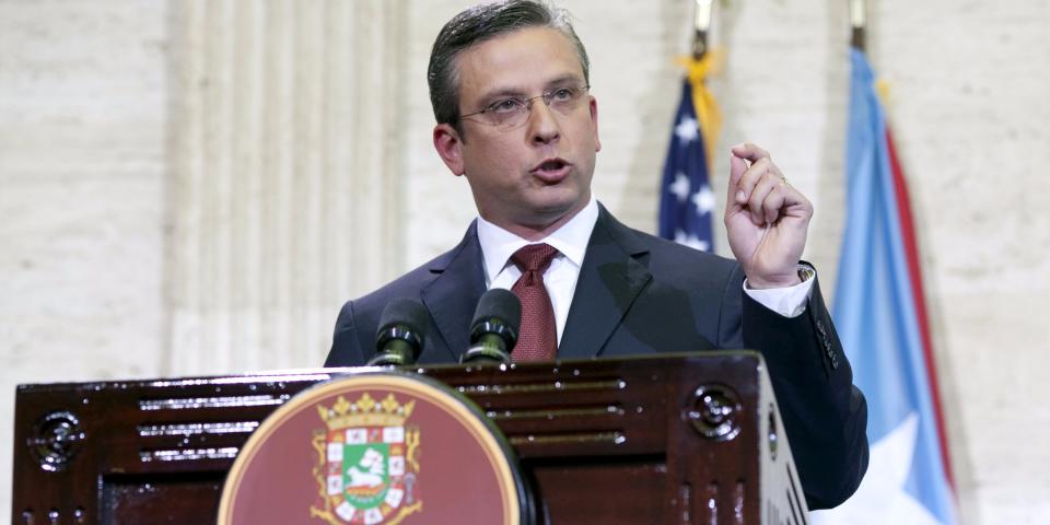 Puerto Rico's Governor Alejandro Garcia Padilla 