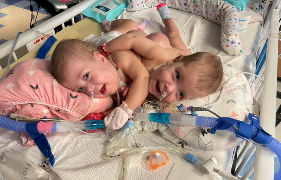 Addy and Lily were always happy, smiling babies and continue to bring joy to their family now that they're home after being separated. (Courtesy Altobelli Family)