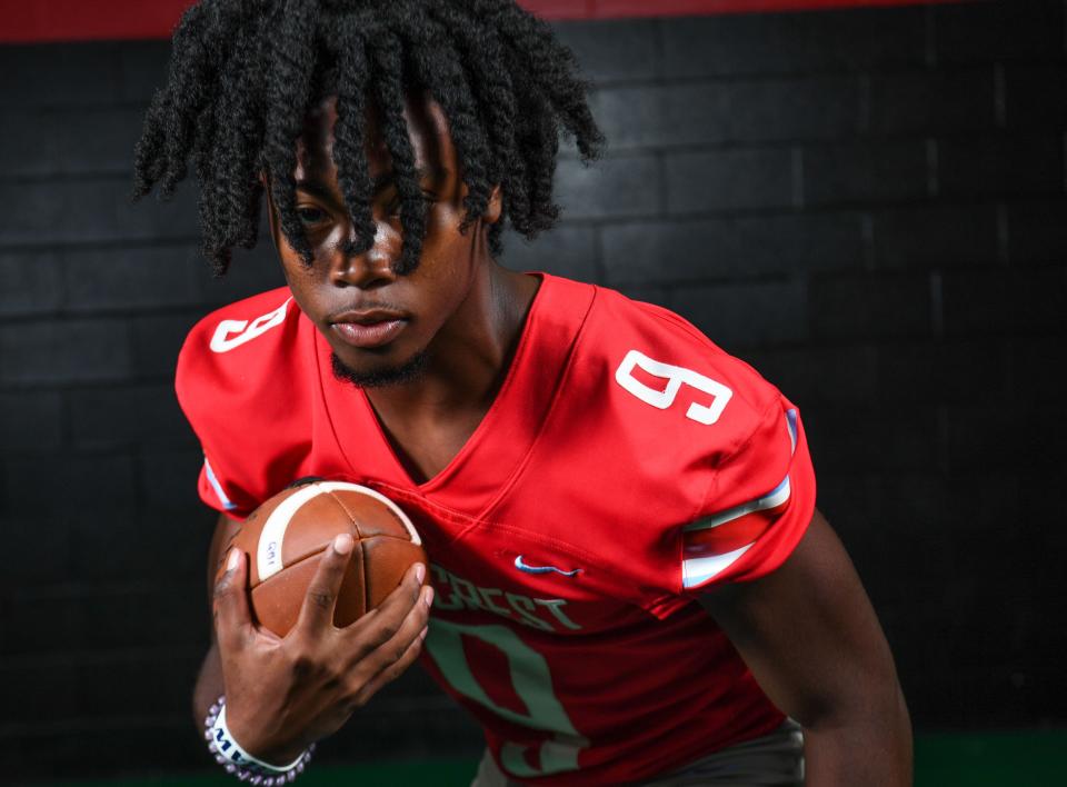 Aug 10, 2022; Tuscaloosa, AL, USA; Hillcrest defender Collin Dunn is one of the top five football prospects in the Tuscaloosa area. Gary Cosby Jr.-Tuscaloosa News