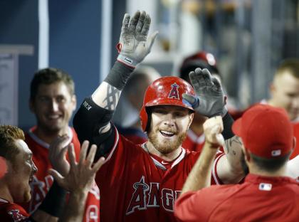 Josh Hamilton during a better time with the Angels. (AP)