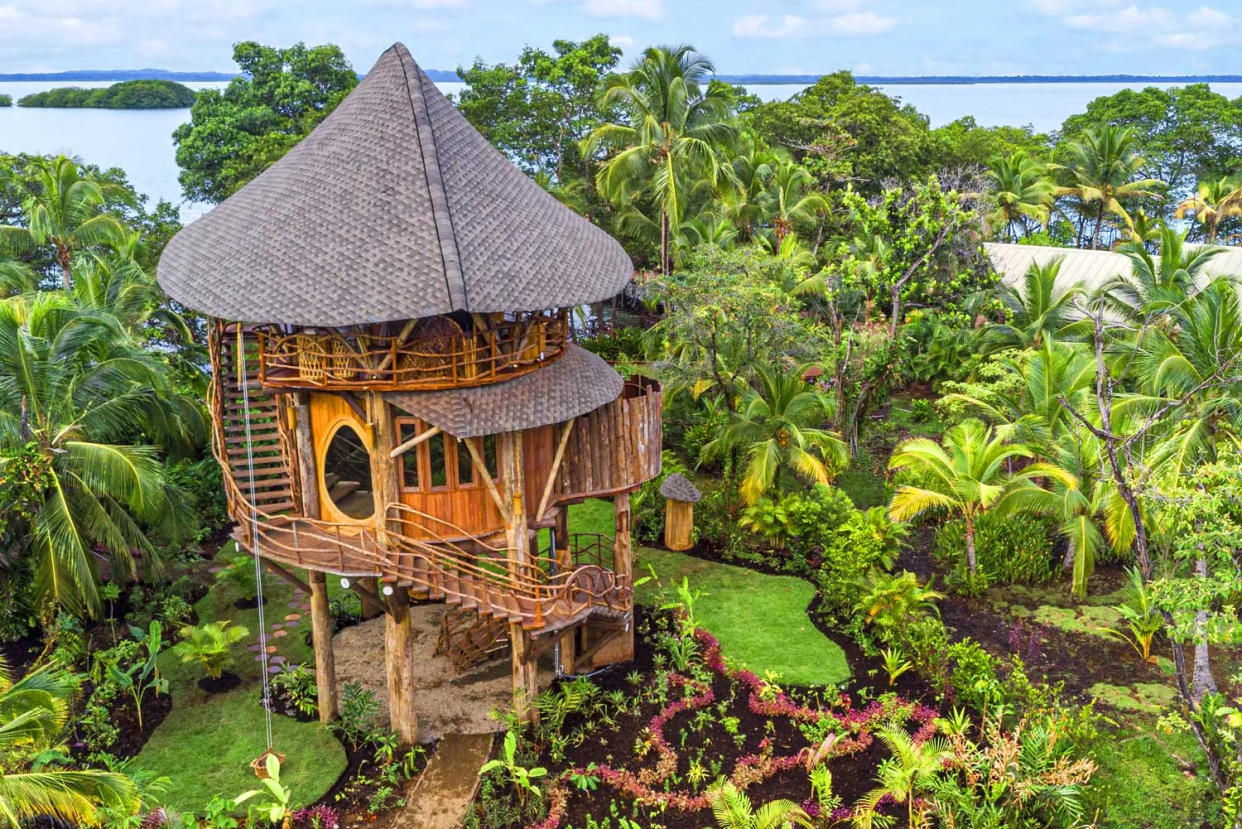  A tree house at the Nayara Bocas Del Toro hotel in Panama. 