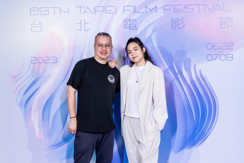 《全個世界都有電話》導演黃浩然、女主角韋羅莎出席台北電影節放映活動。（圖／台北電影節提供）