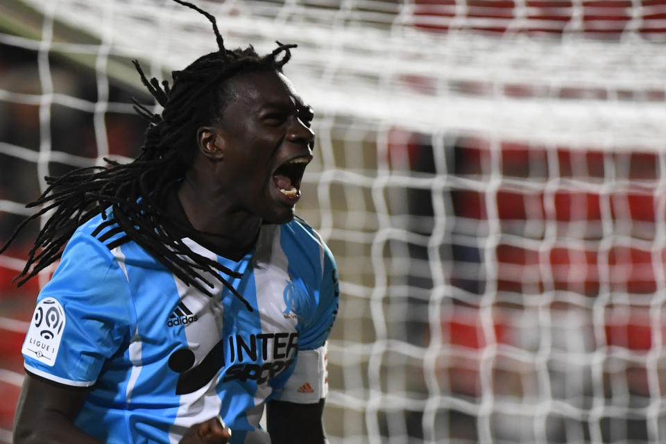 Gomis pas tendre avec Mitroglou (AFP).