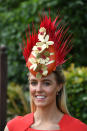 <p>A racegoer attends the first day off Royal Ascot 2017 at Ascot Racecourse on June 20, 2017 in Ascot, England. (Anwar Hussein/WireImage via Getty Images) </p>