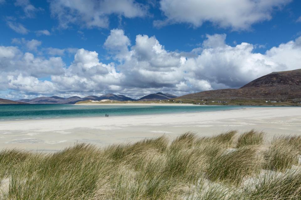 The beach at Seilebost, Isle of Harris, Outer Hebrides, Scotland (Alamy Stock Photo)