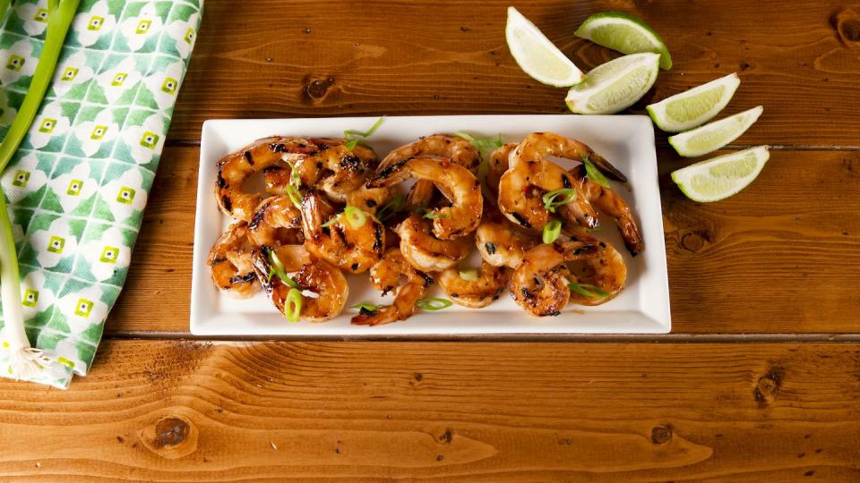 Rum-Glazed Shrimp