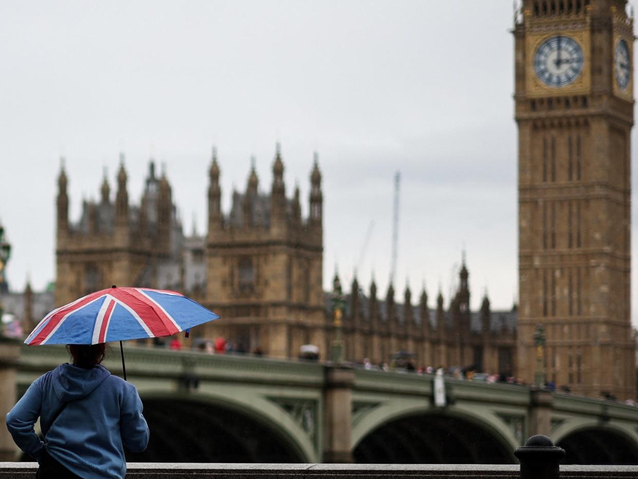 Britain is set for a rainy weekend thanks to the remnants of Hurricane Nigel (AFP via Getty Images)