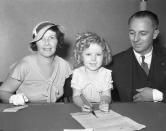 <p>Shirley's exposure in the "Baby Burlesks" led to her being discovered by 20th Century Fox. At 5 years old, the young actress signed a seven-year contract with the studio. </p>