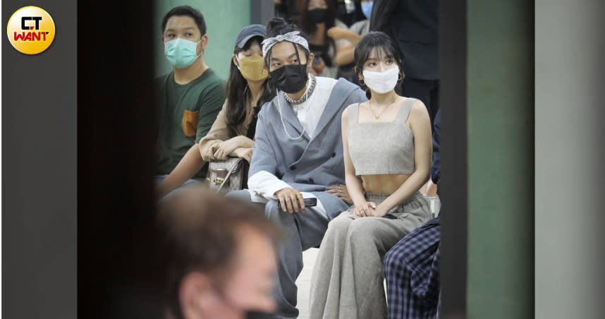 蔡瑞雪日前參加台北時裝周活動，露出腹肌及小蠻腰，頗有看頭。（圖／本刊攝影組）