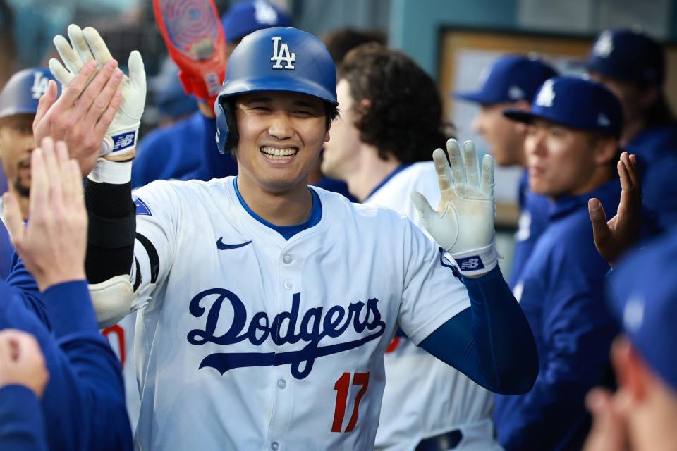 Dodgers designated hitter Shohei Ohtani is the front-runner for the National League MVP award.