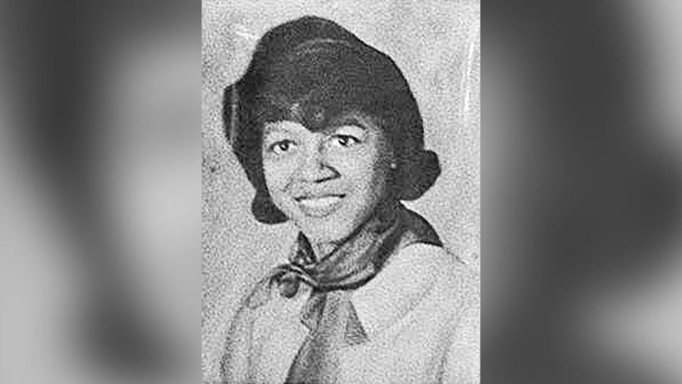 Cynthia Wesley is seen in this image on a memorial plaque. - The Birmingham News/AP