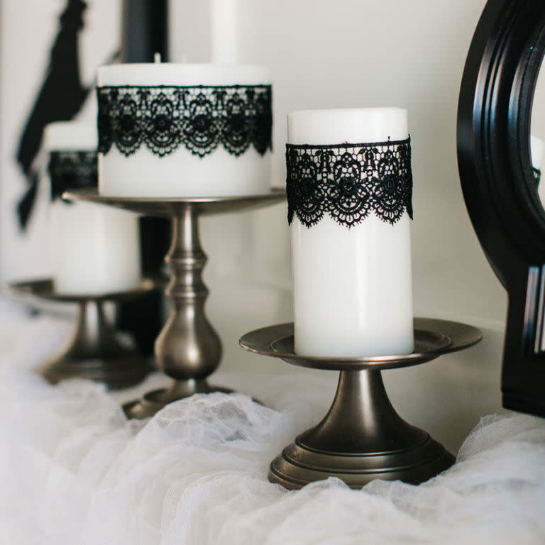 Lace Candles