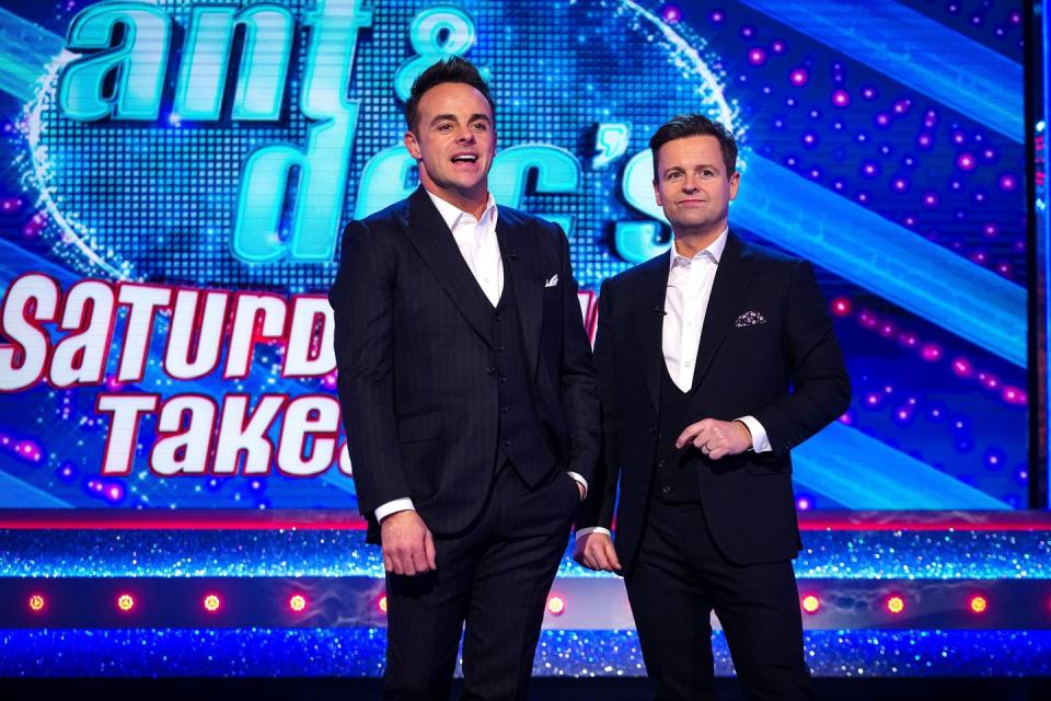 ant and dec, saturday night takeaway