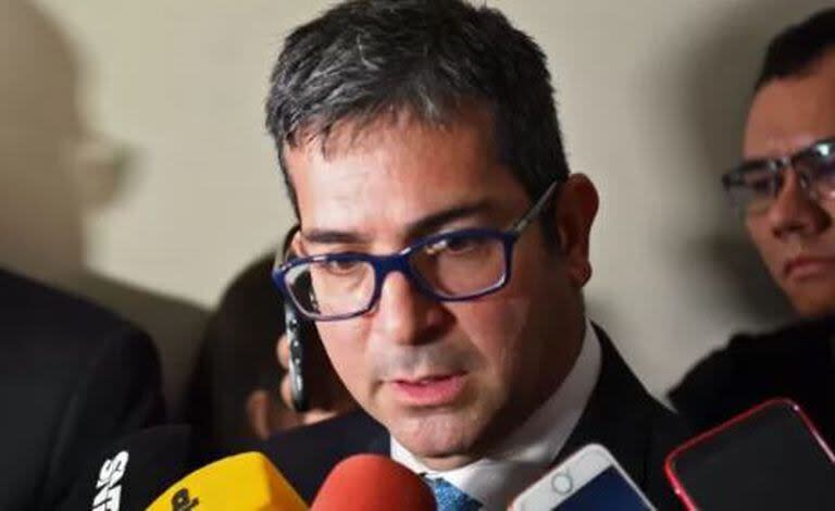 Marcelo Pecci (centro) participó de importantes investigaciones, como la operación 