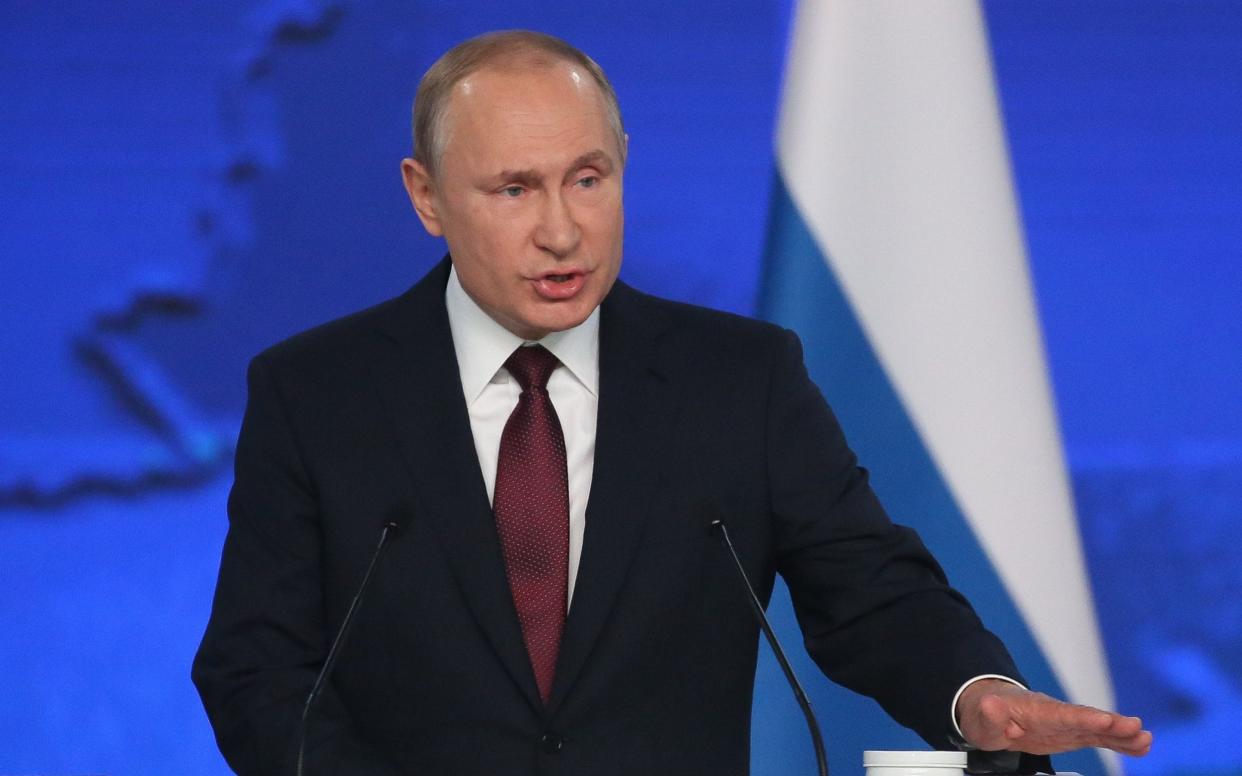 Vladimir Putin promised new nuclear weapons in his annual address to the federal assembly  - Bloomberg