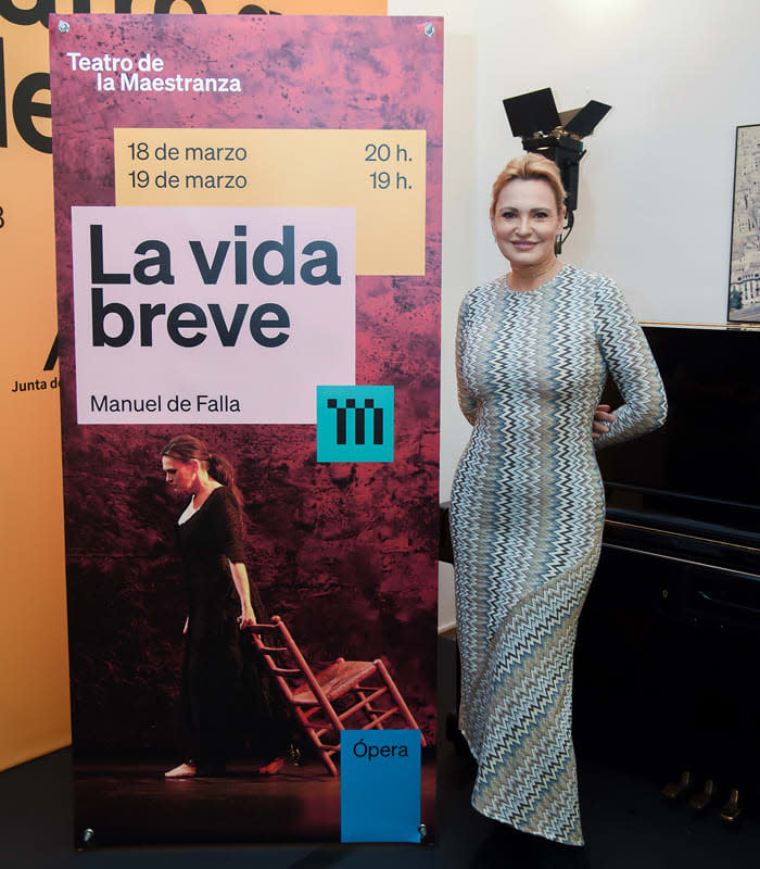 Ainhoa Arteta en la presentación de la ópera La vida breve