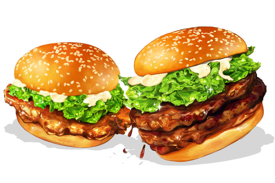 McDonald's Samurai Burgers return - Samurai Chicken and Beef burgers